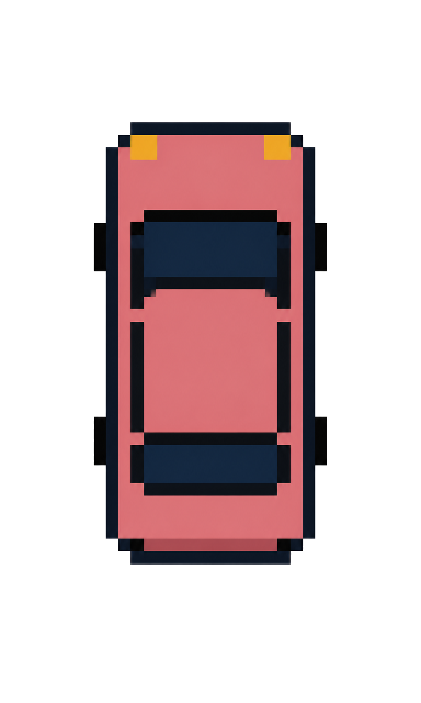Lena's car in the driveway